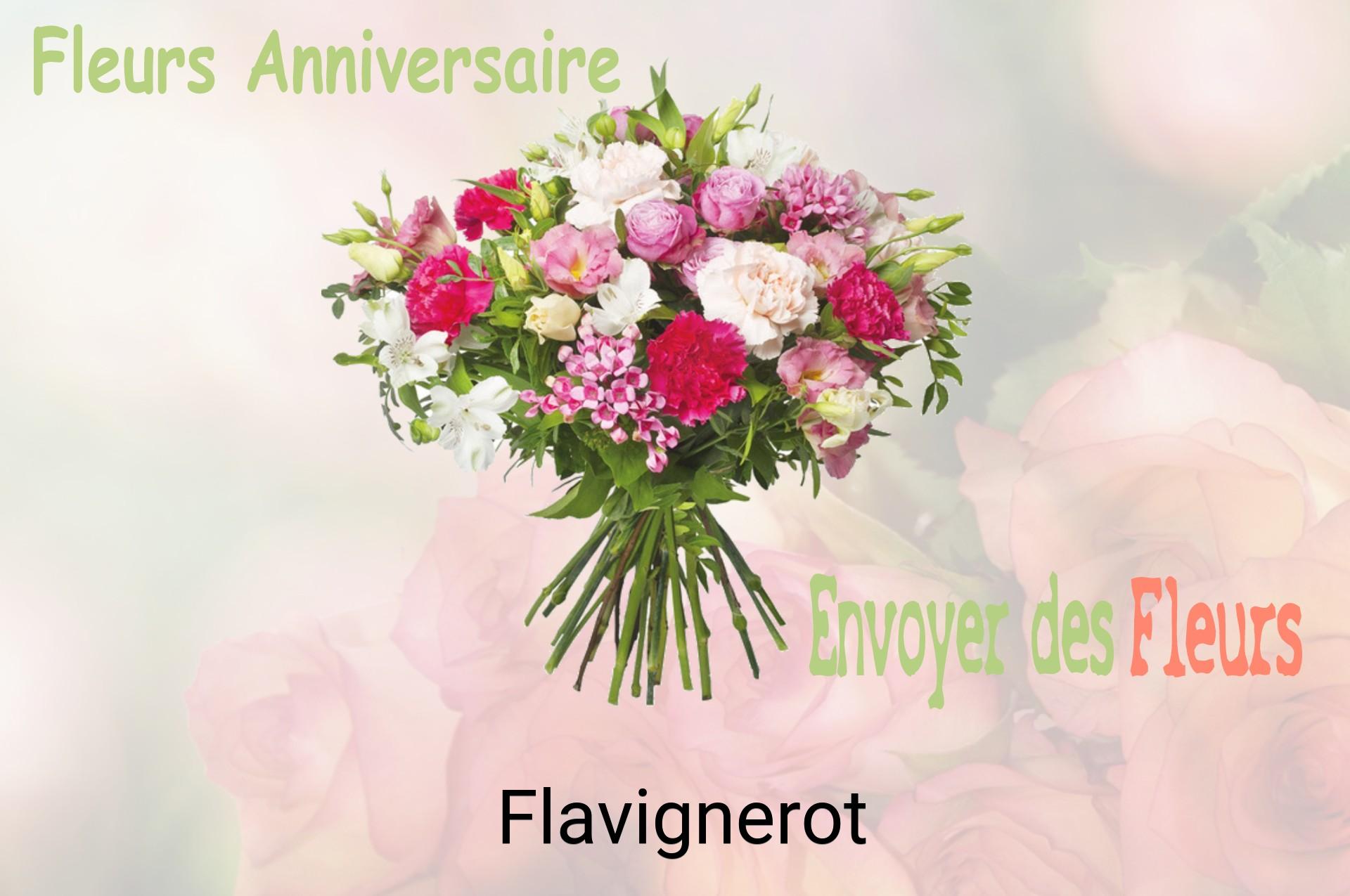 Bouquet de fleurs d’anniversaire livré à Flavignerot