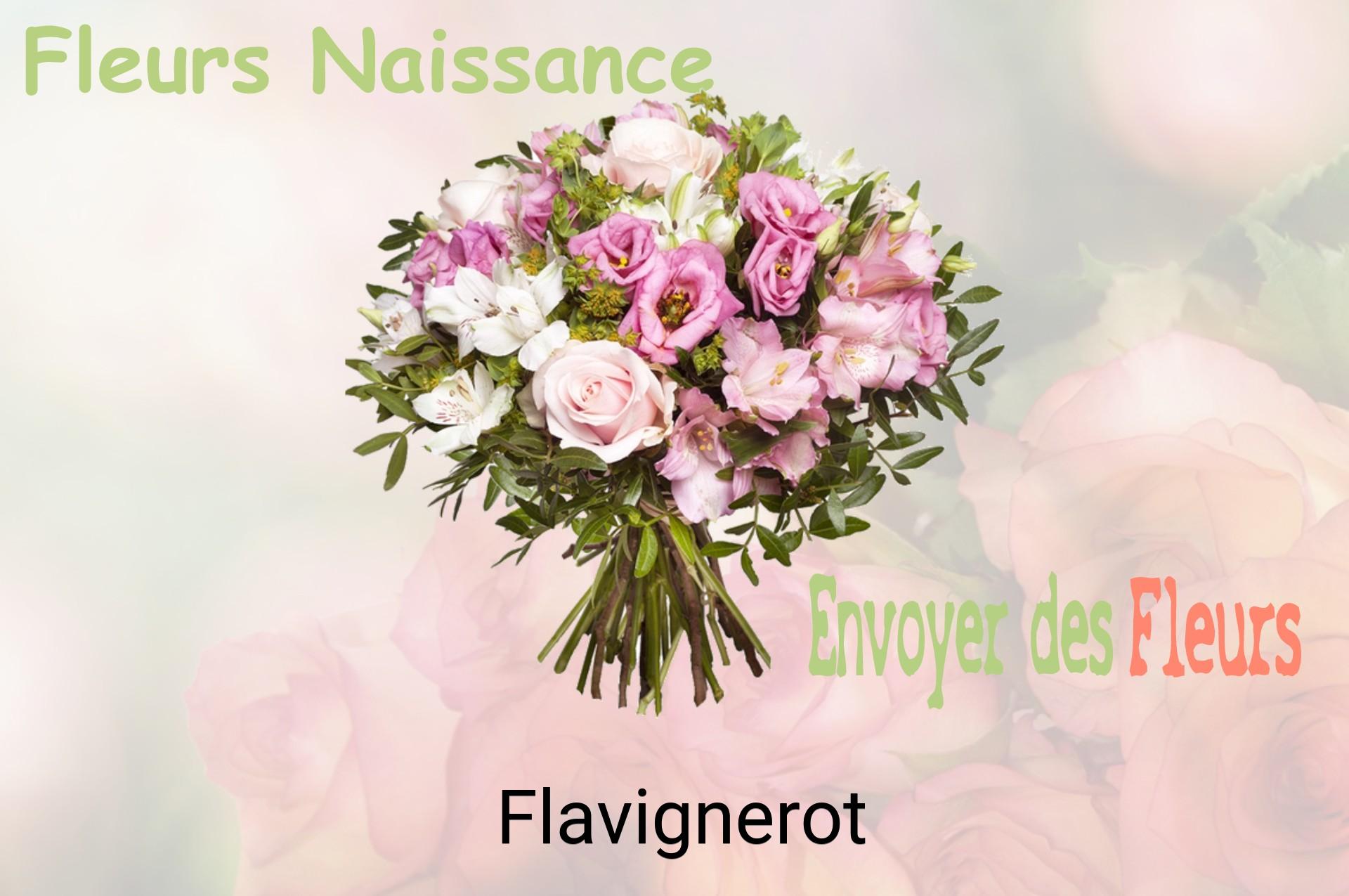 Bouquet de fleurs de naissance livré à Flavignerot